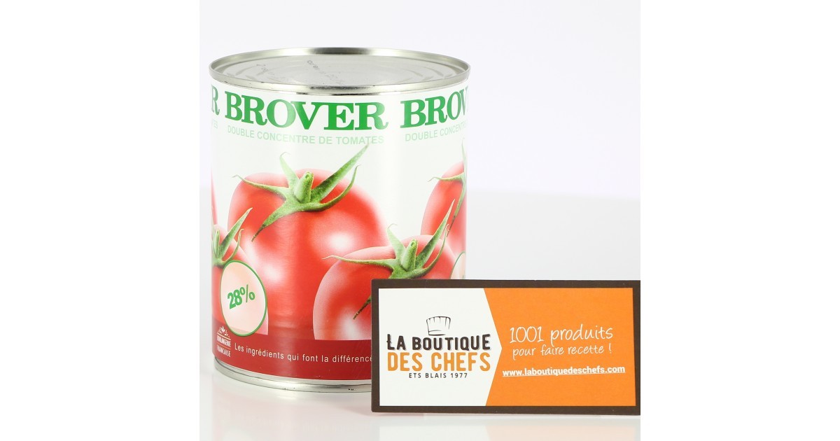 Double Concentré De Tomate De Provence 28% - Boite 1/4