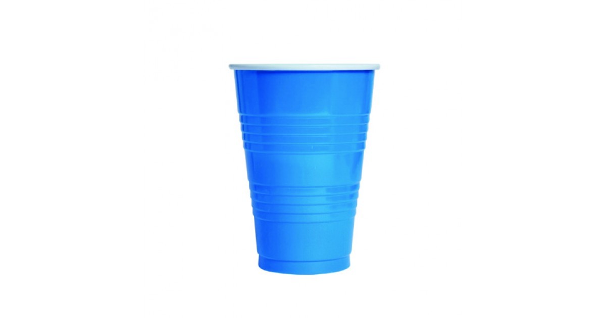 Gobelet américain Pong bleu 50cl x500 - Flo