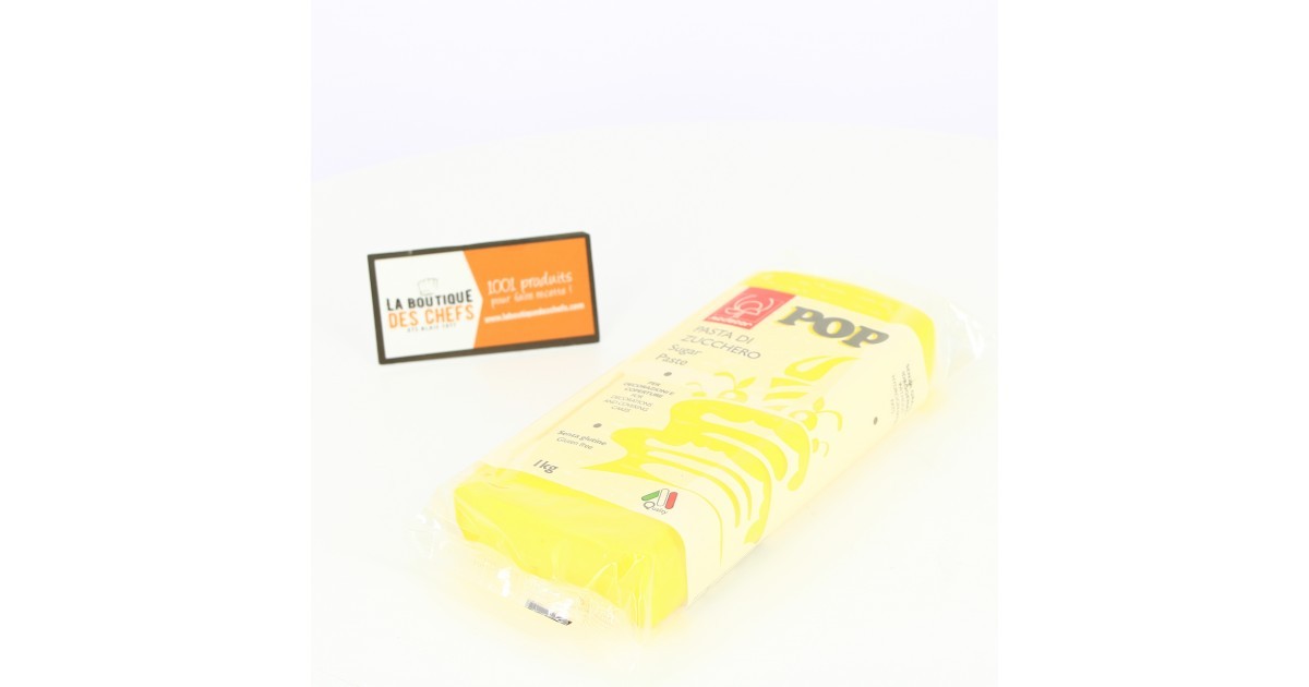 Pâte à sucre étalée 430g jaune Mellow Yellow – Pur D'Eliz