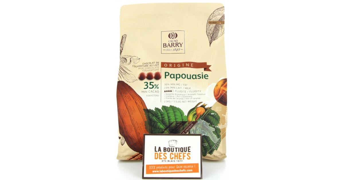 EXCELLENCE 55% PAIN 2,5 KG - Chocolat Noir - La Boutique du Pâtissier