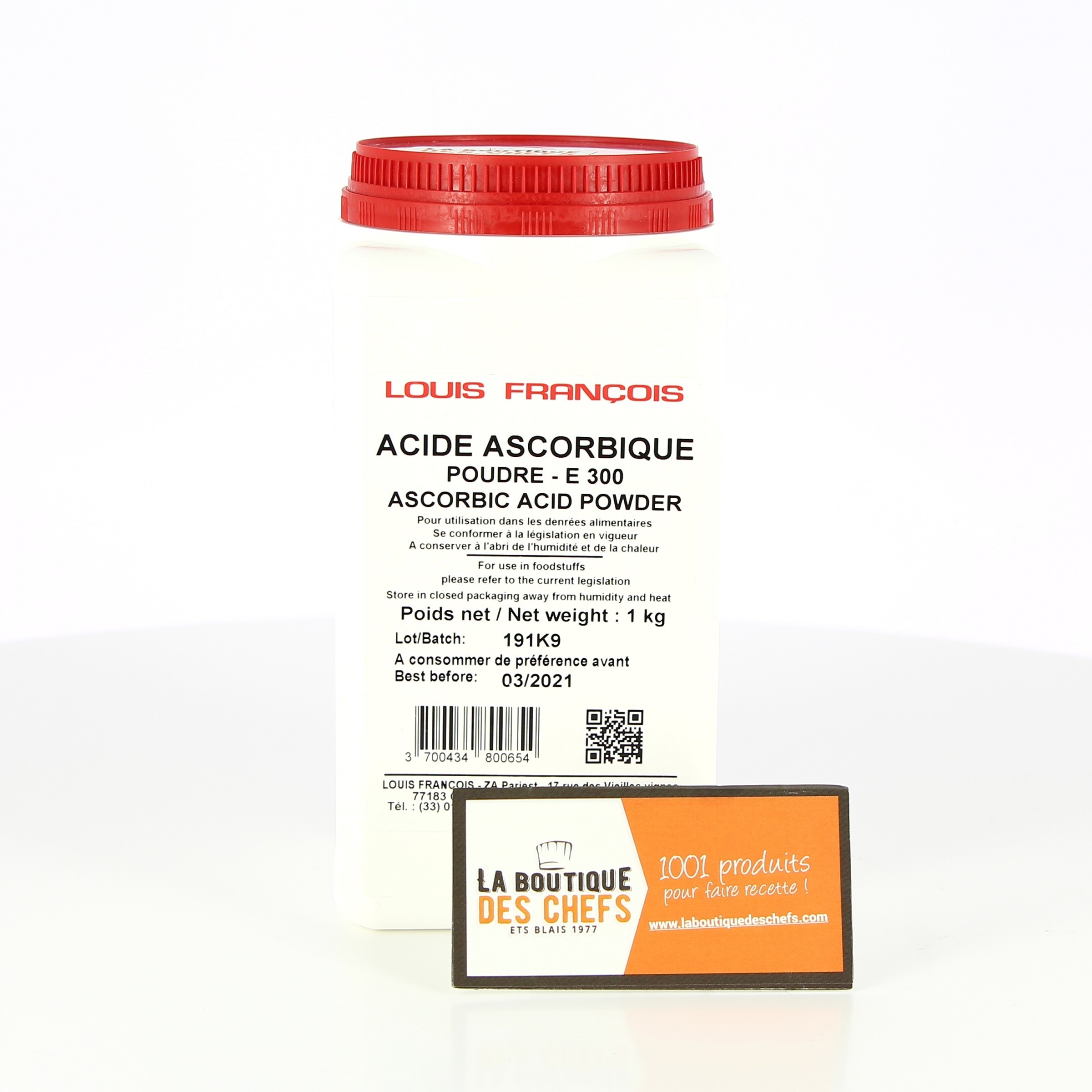 Acide ascorbique 1 kg - Louis François