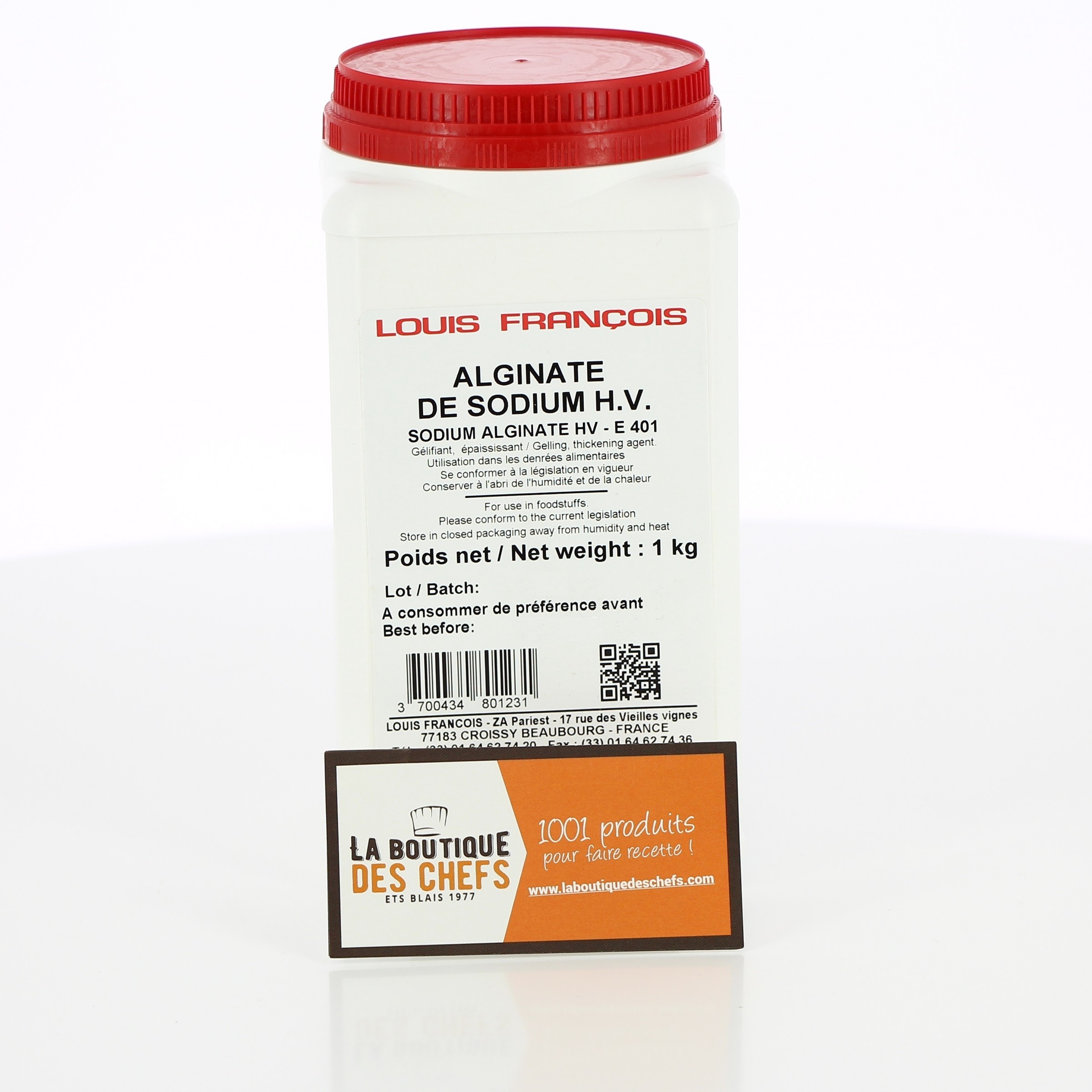 Alginate de Sodium HV 150g ou 1kg - Louis François