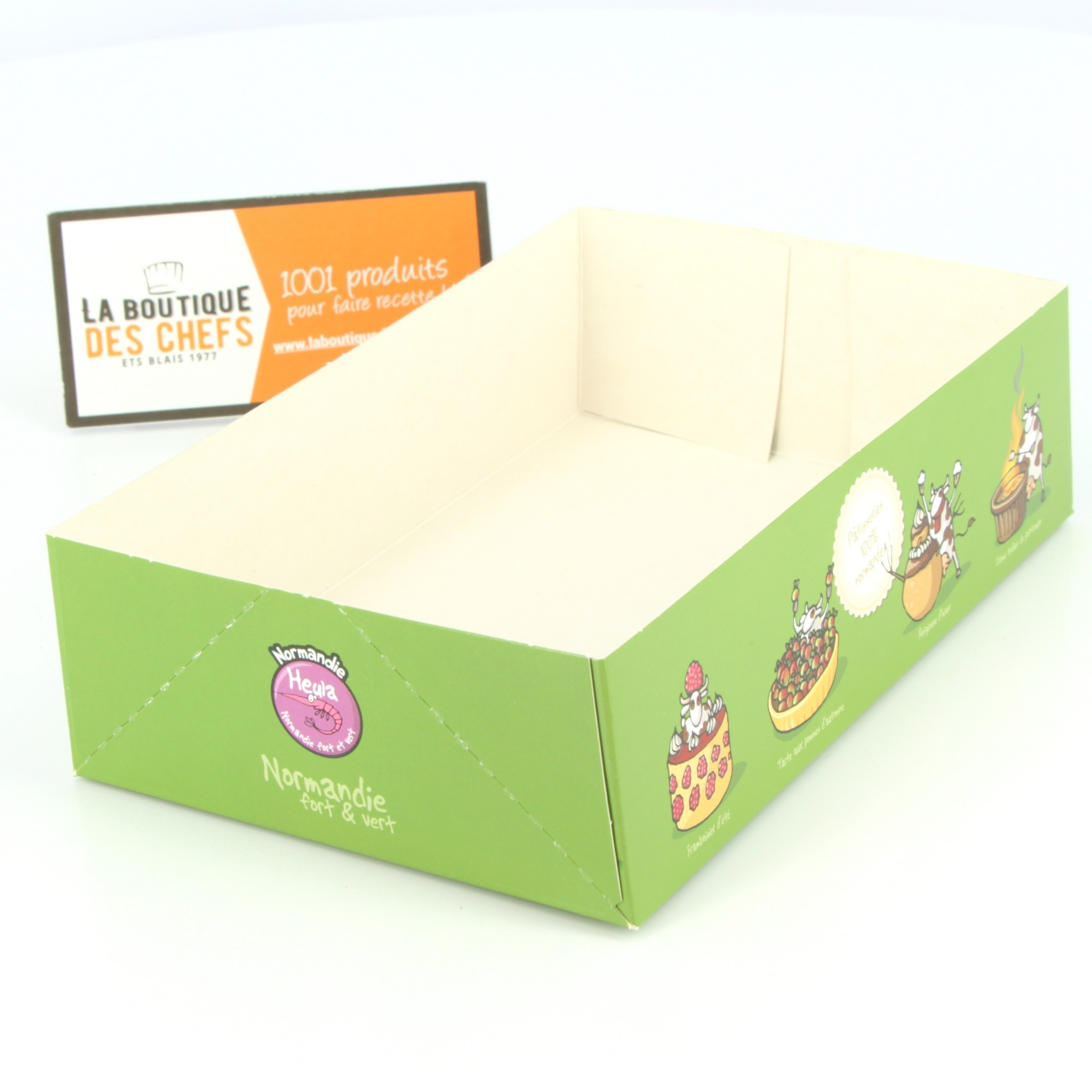 Caissette pâtissière en carton  Barquette pour pâtisseries en carton - Les  Toqués des Boîtes