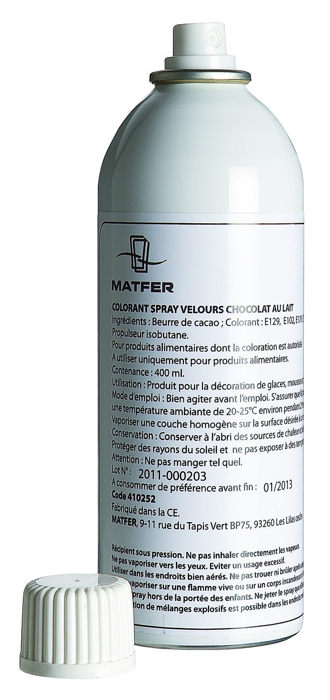 Colorant alimentaire en spray perlé - Matfer-Bourgeat