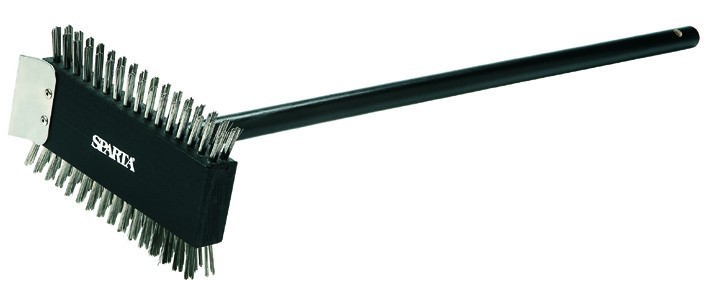 Brosse métallique avec long manche - Matfer-Bourgeat