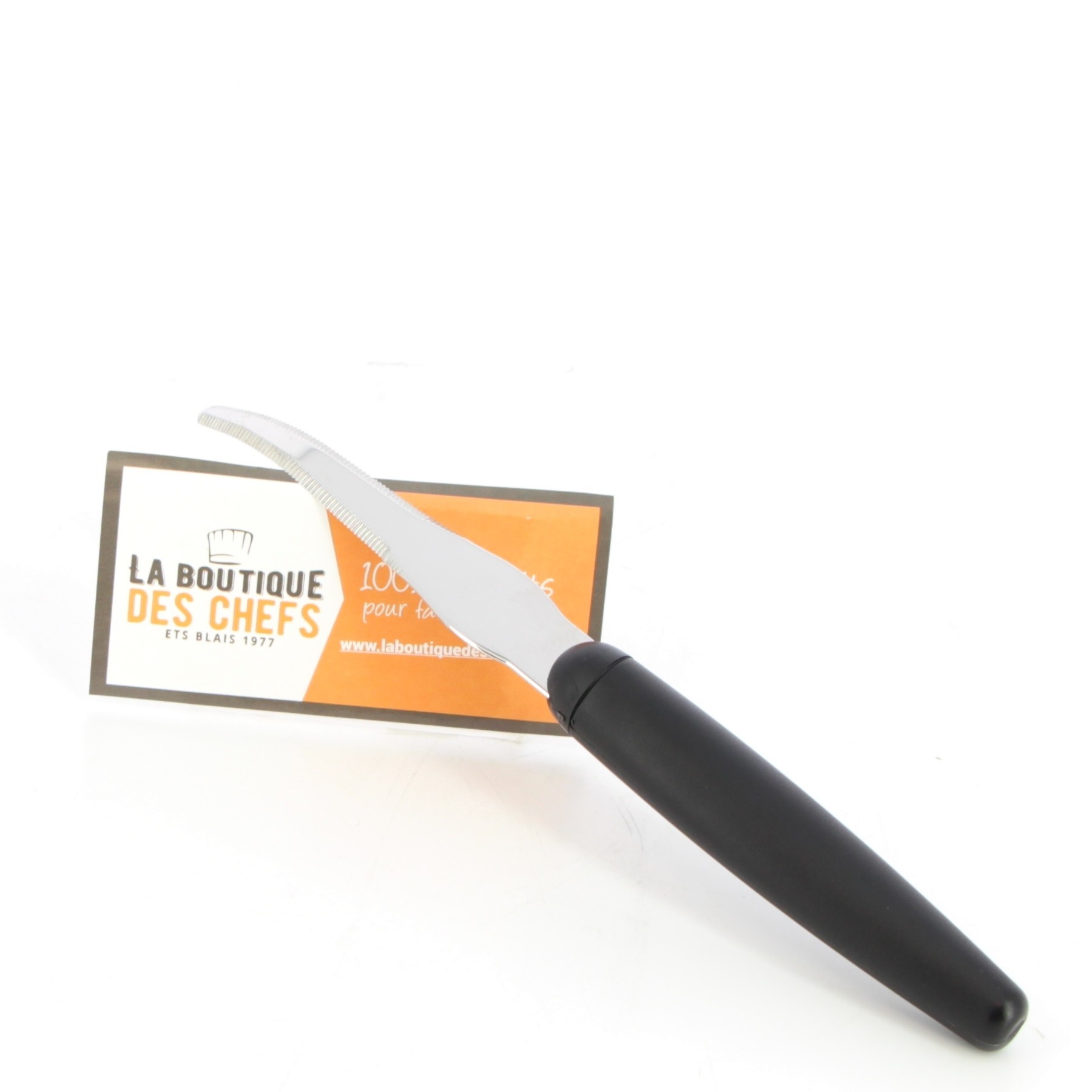 Couteau à pamplemousse 2 en 1 éplucheur de cuisine créatif à long manche  pour agrumes 