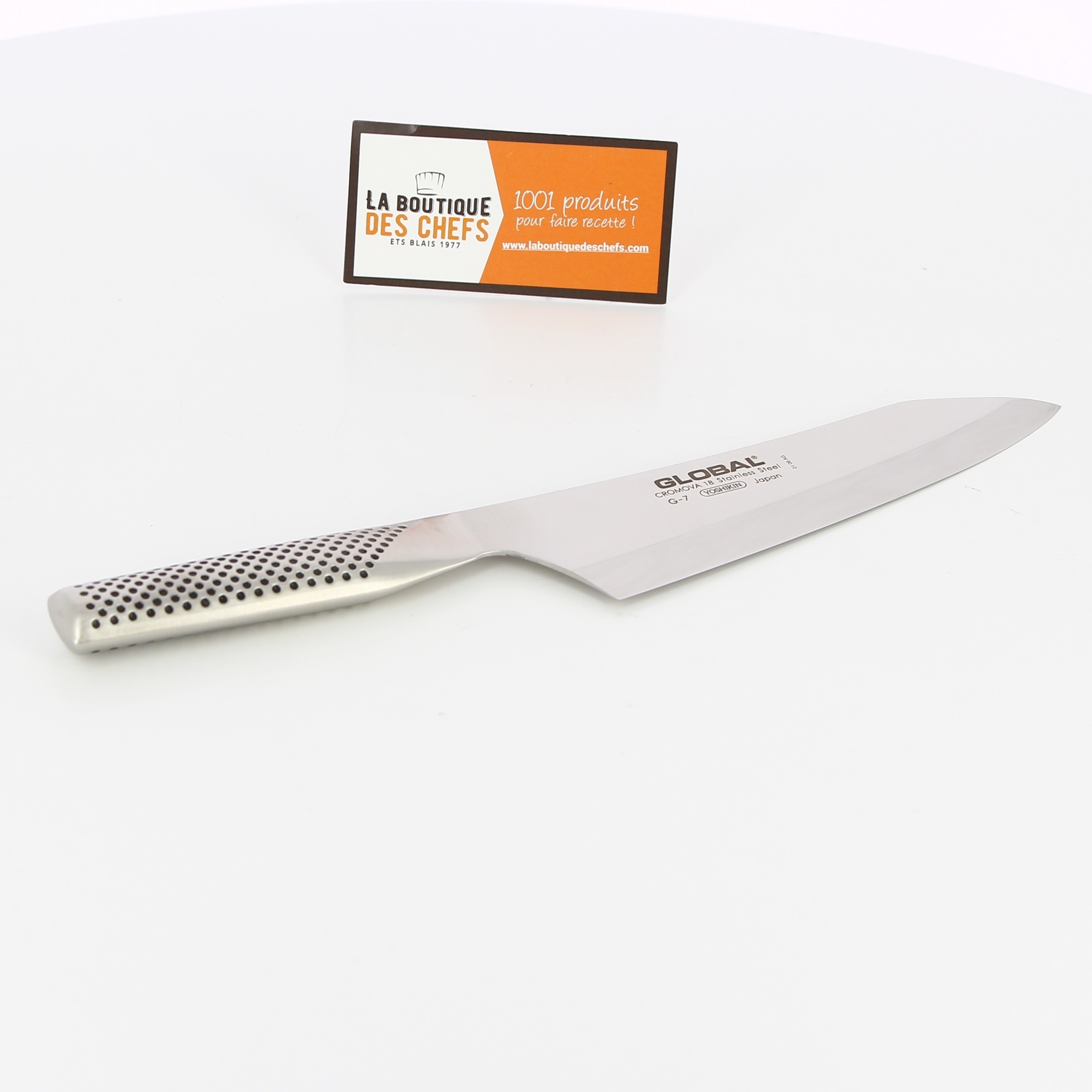 Couteau Hachoir 18 cm Global (G7R) modèle pour droitier - GLOBAL