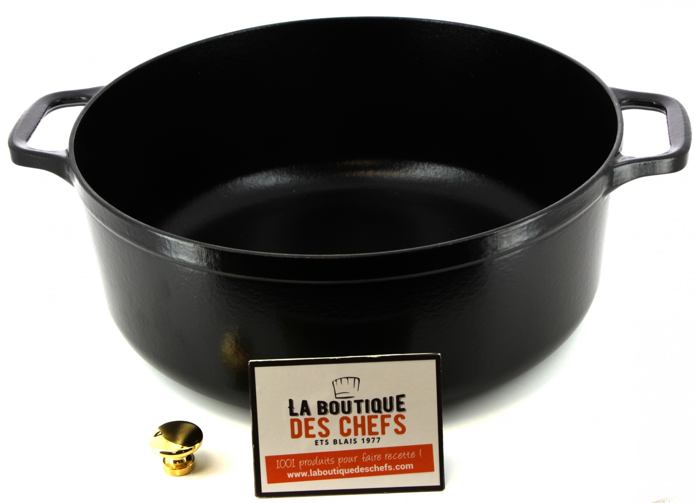 Bouton Inox pour Cocotte en Fonte Chasseur - Cocottes Professionnelles - La  Toque d'Or