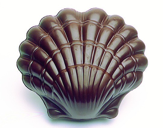 Moule à chocolat 1/2 coquille Saint-Jacques 275 mm x 175 mm -  Matfer-Bourgeat