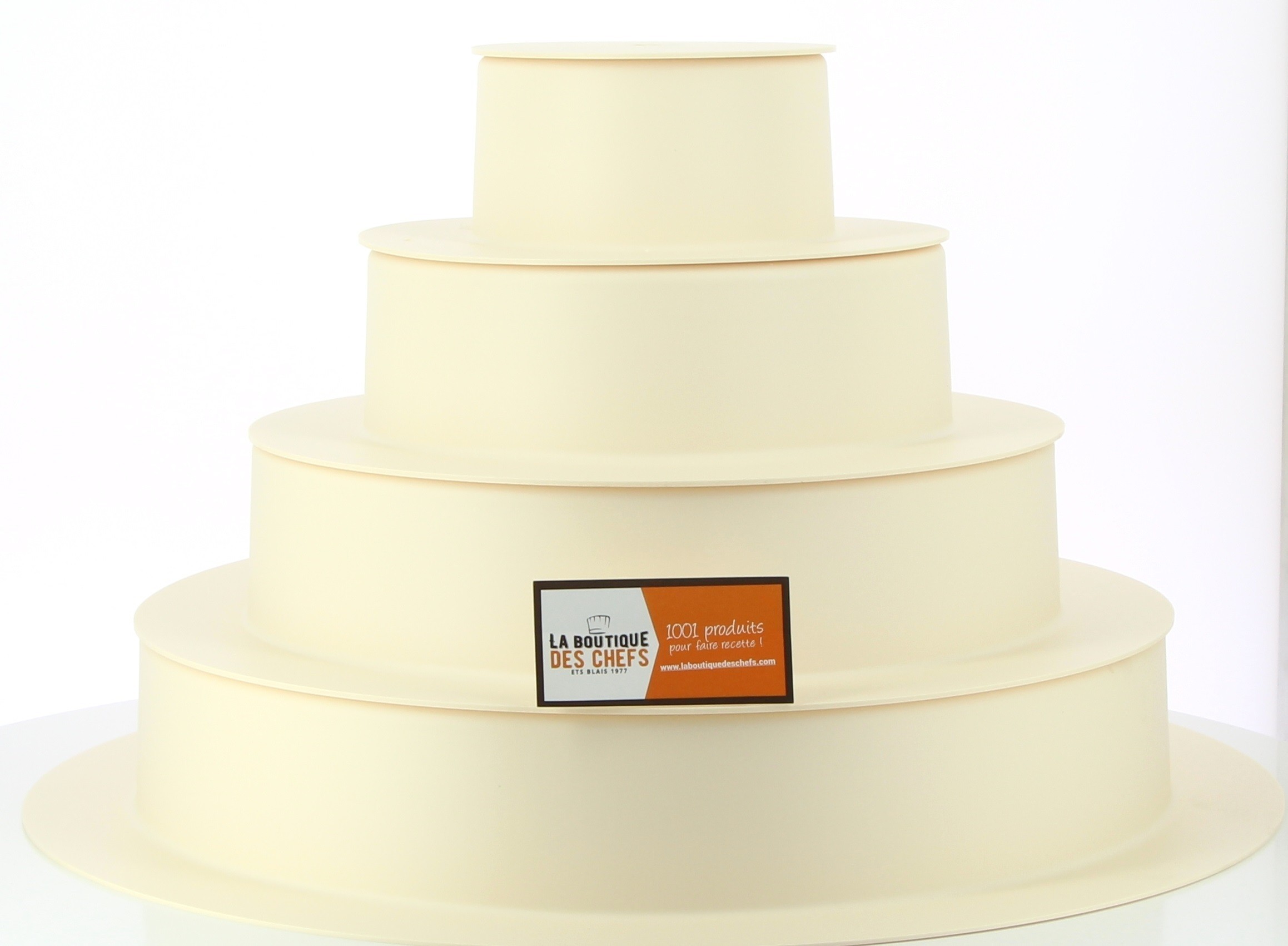 Kit 5 supports à entremets pour wedding cake - Matfer-Bourgeat