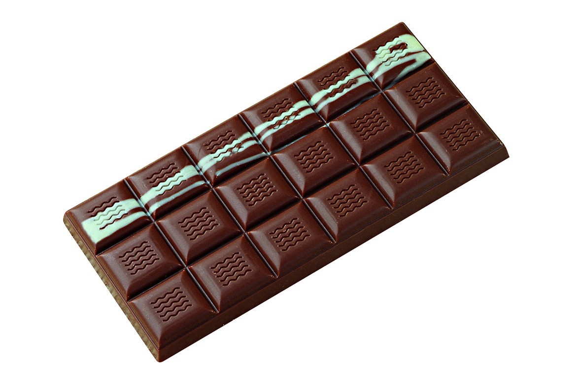Moule à chocolat 3 tablettes 100g 275 mm x 175 mm - Matfer-Bourgeat