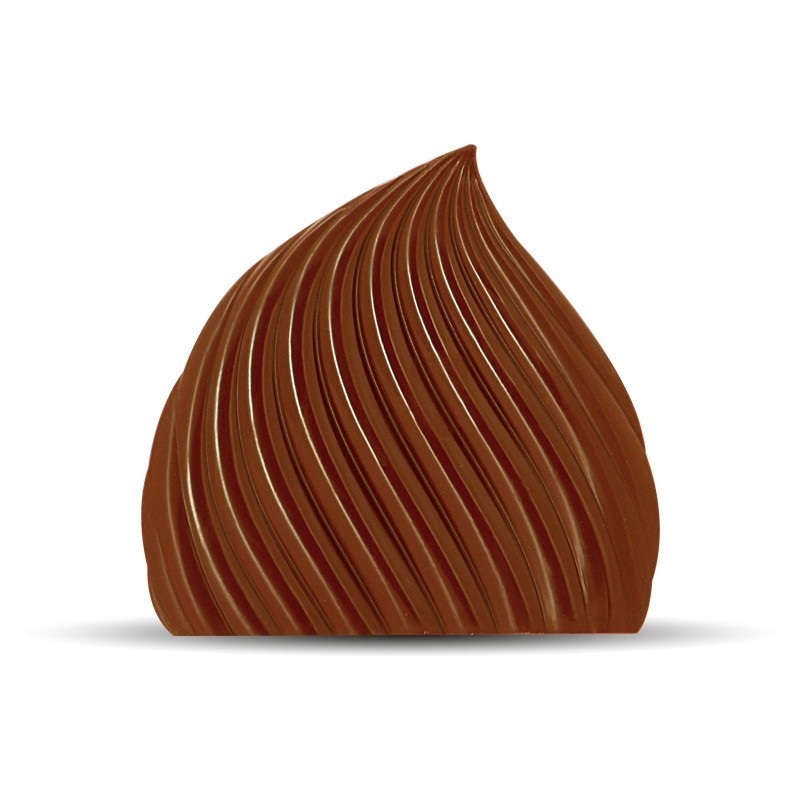 Embouts de bûches chocolat silhouette renne (x40)