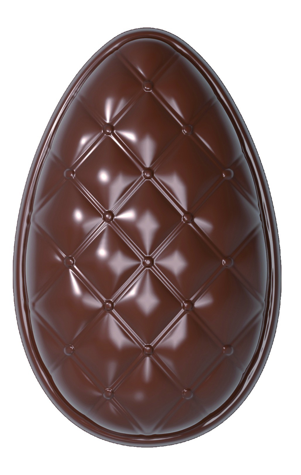 Moule chocolat 1 demi œuf Chesterield L 112mm - Matfer-Bourgeat