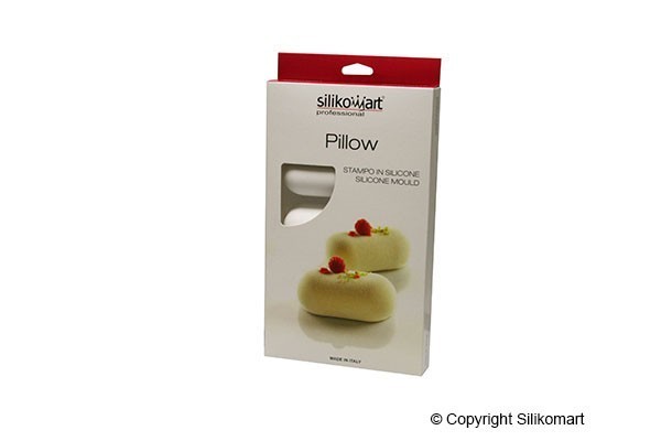 Moule silicone ovale bombé Pillow x8 - Silikomart - MaSpatule