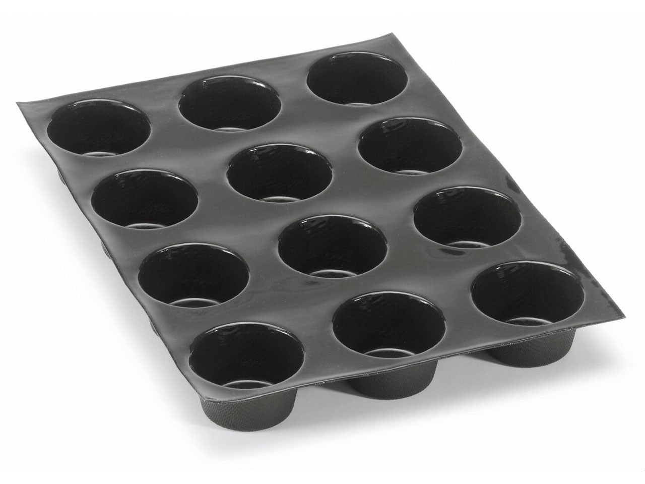 ACTUEL Moule à muffins x 9 en silicone 7 cm de diamètre pas cher 