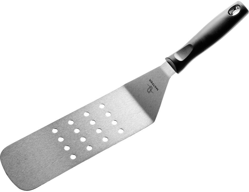 Palette ou spatule coudée perforée inox 20 cm - Matfer-Bourgeat