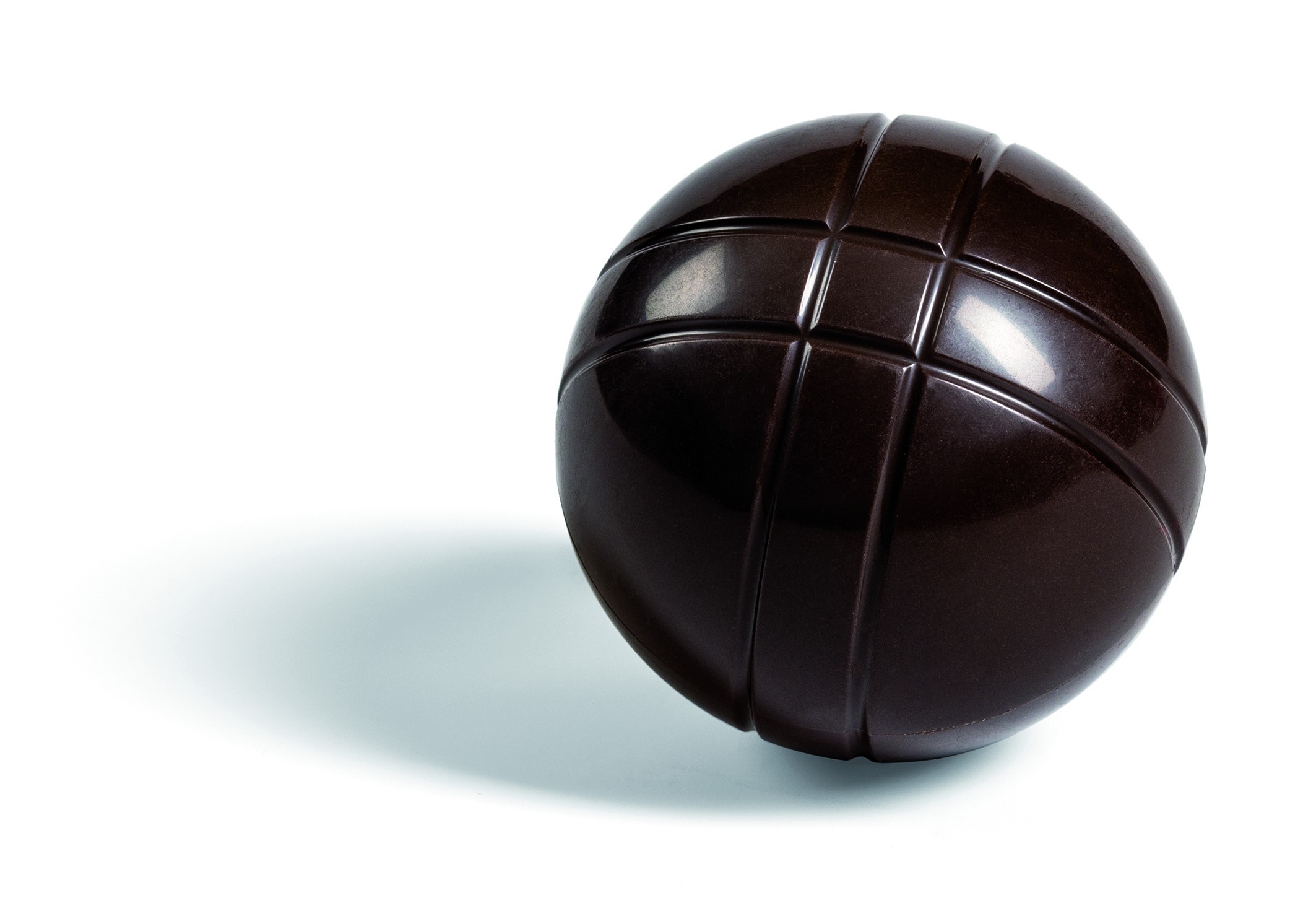 Boules de pétanque en chocolat noir