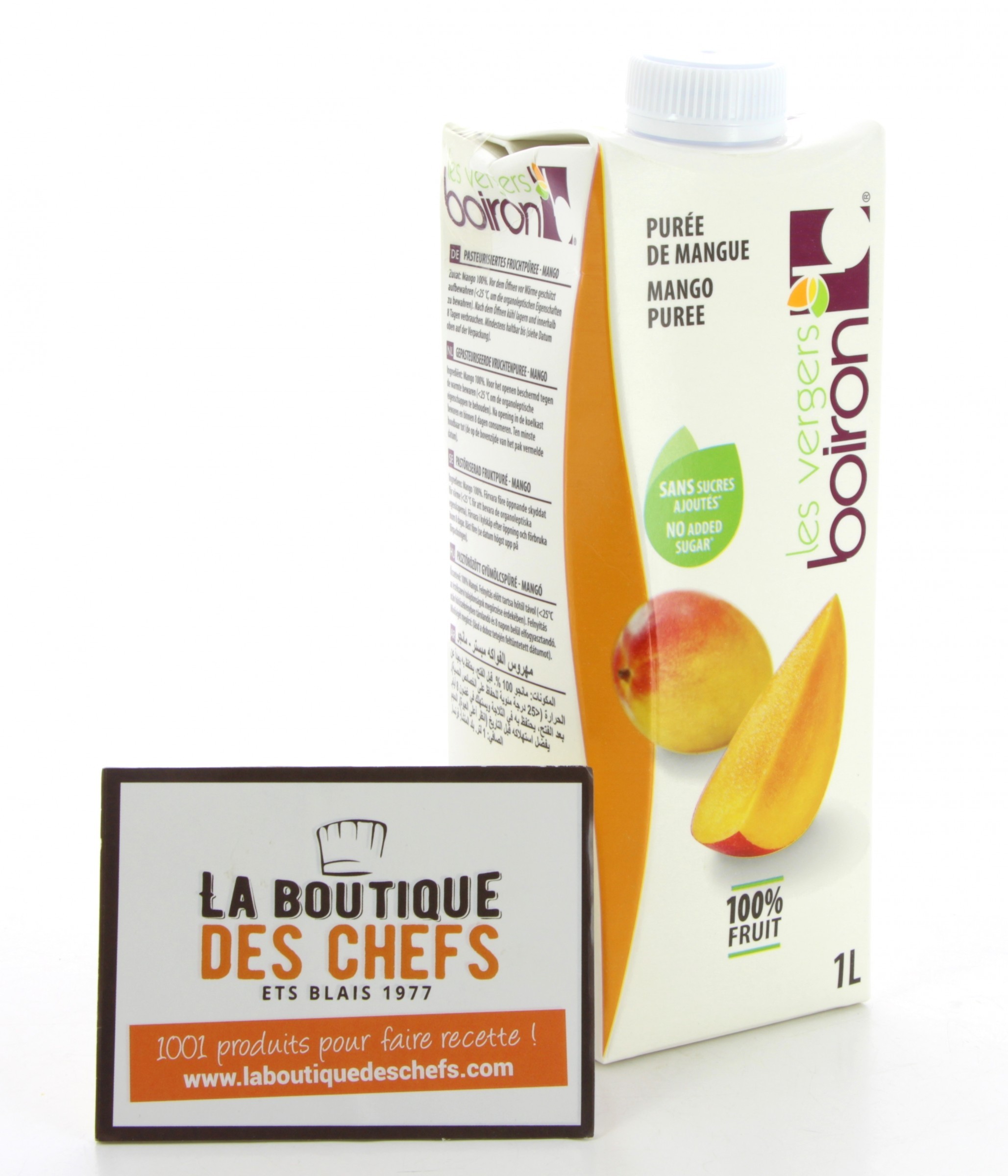 Purée de Mangue 1 L Boiron :achat, vente - Cuisine Addict