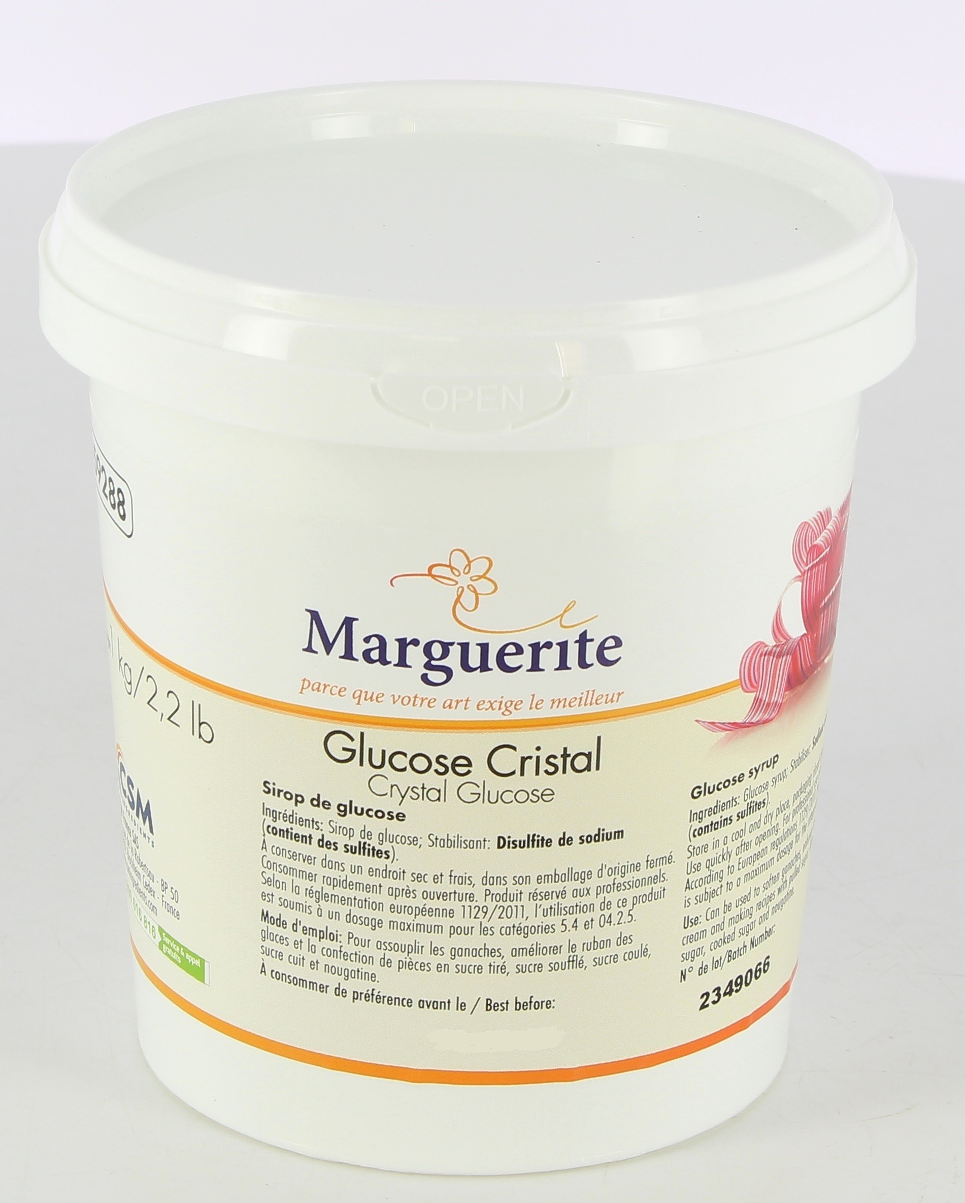 Sirop de glucose cristal pâtisserie 1 kg Marguerite