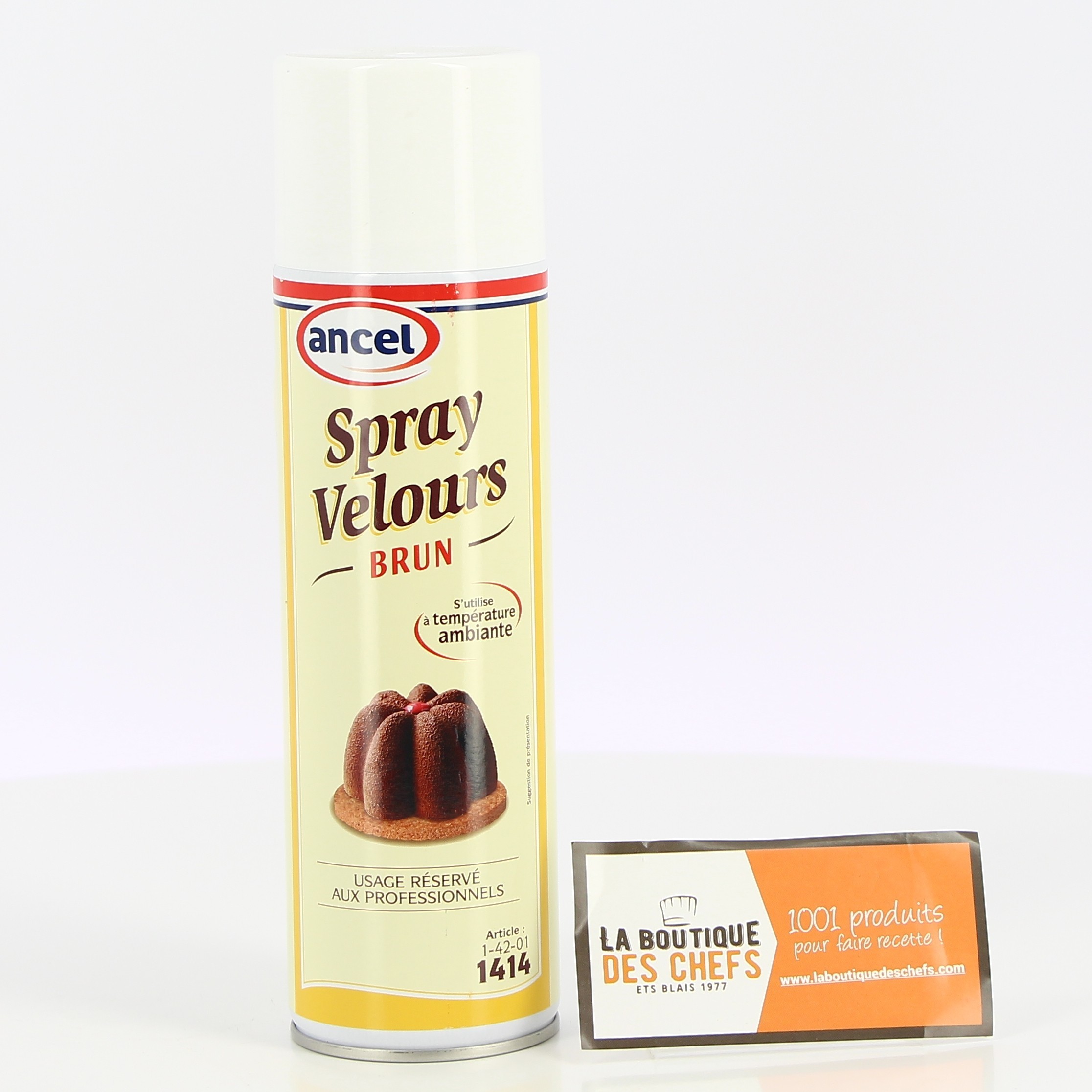 Spray Matfer effet velours chocolat ivoire 400 ml