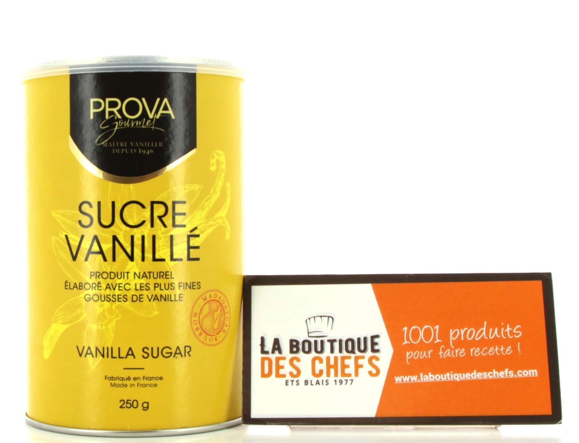 Sucre vanillé à l'extrait de vanille 250 g - PROVA