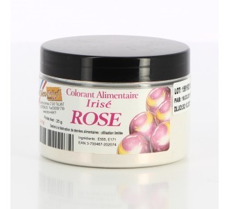 Colorant en poudre Rose Fruité Déco Relief (pot de 10gr)