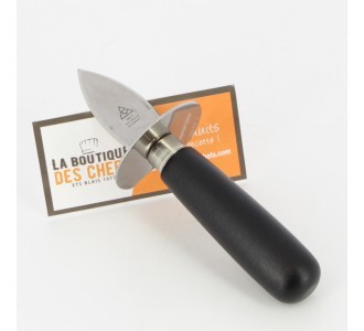 Couteau à Huitre à garde 5cm hêtre verni Déglon - Boutique Poubeau