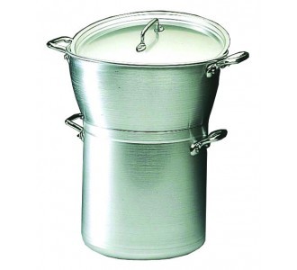 Couscoussier alu 36 cm 40 litres pour cuisson vapeur (Reconditionnée) - Tom  Press