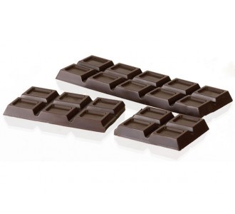 Moule chocolat - mini-barres décorées - Meilleur du Chef