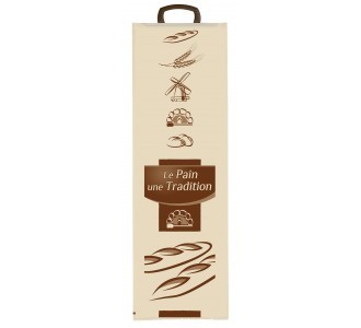 Sacs kraft pour baguettes, un must-have de votre gamme d'emballage  alimentaires COLIS DE 1000 Designation Sac baguette papier kraft brun Décor  2/3 Baguettes