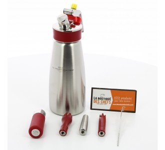 siphon cuisine inox CIMA made in italy - pression pour chantilly