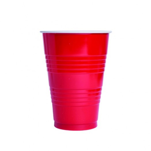 Gobelet américain Pong rouge 50cl x500 - Flo