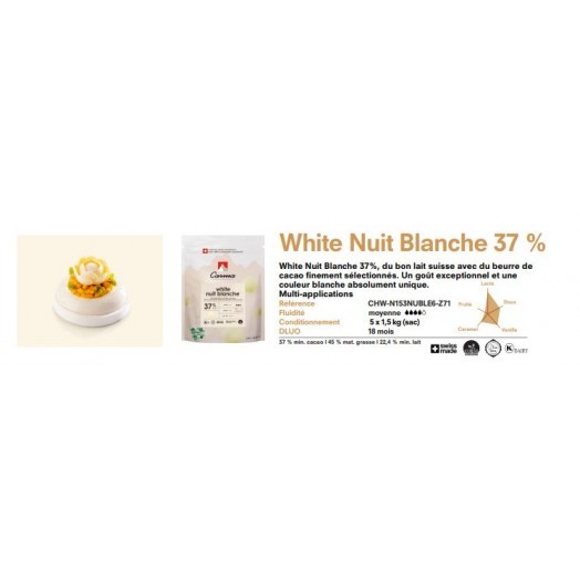 Chocolat Blanc 29% Névéa 1 kg Weiss - , Achat, Vente