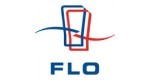 Logo de l'entreprise Flo®, spécialisée dans la conception de services de table jetables (vérines, nappes, etc.)