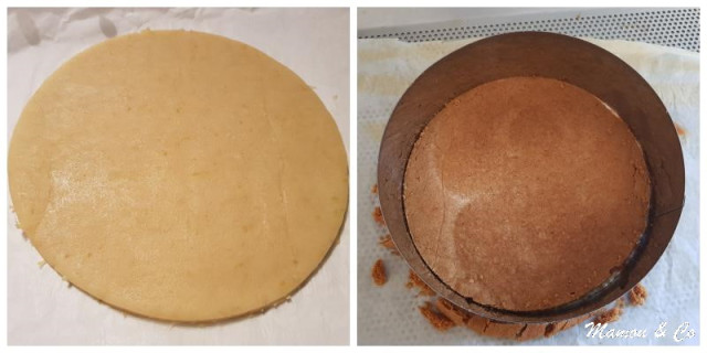Première étape : le biscuit sablé