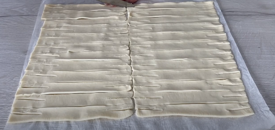 Os feuilletés avec leur houmous