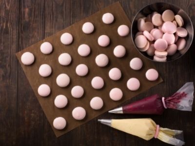 Coques de macarons