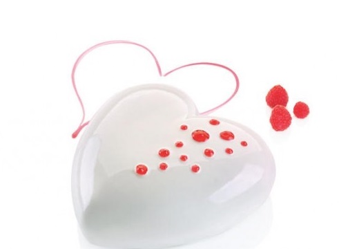 Moule coeur bombé