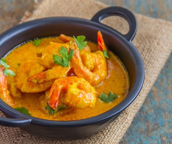 Curry de crevettes - recette fête des mères