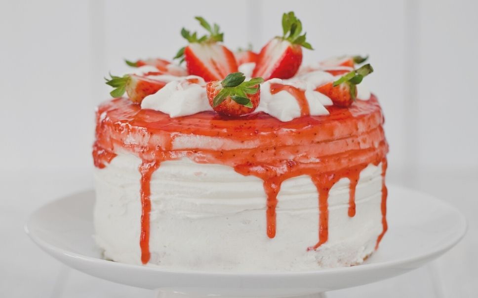 Layer cake à la fraise