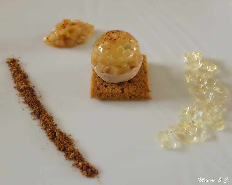 BOULE DE FOIE GRAS ET SA GELÉE DE SAUTERNES DE MAMOU & CO