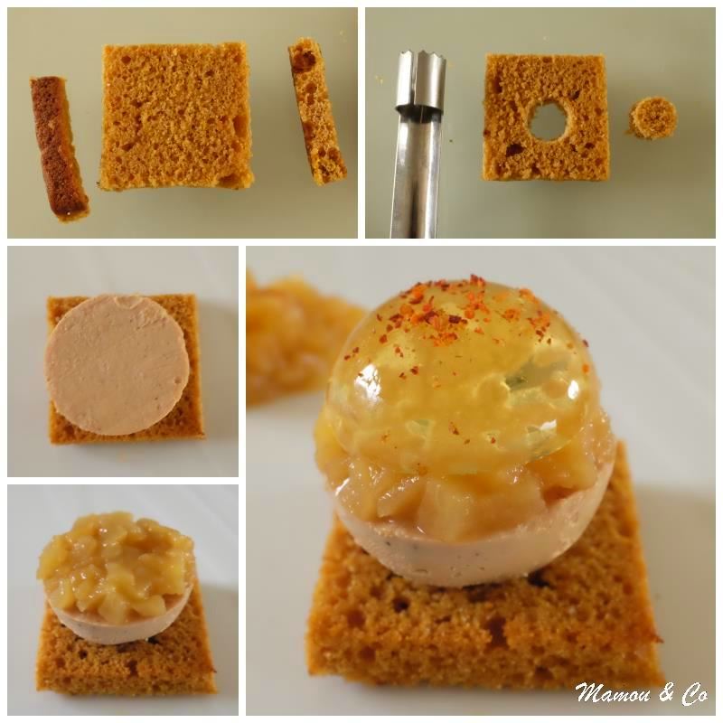 BOULE DE FOIE GRAS ET SA GELÉE DE SAUTERNES DE MAMOU & CO