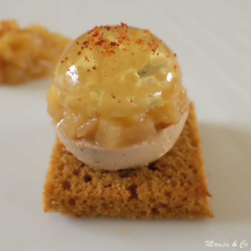 BOULE DE FOIE GRAS ET SA GELÉE DE SAUTERNES DE MAMOU & CO